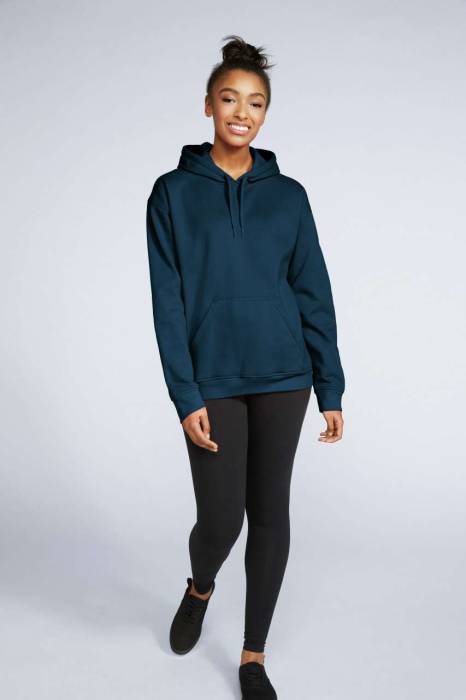 SOFTSTYLE® MIDWEIGHT FLEECE ADULT HOODIE - Navy, #263147<br><small>UT-gisf500nv-2xl</small>