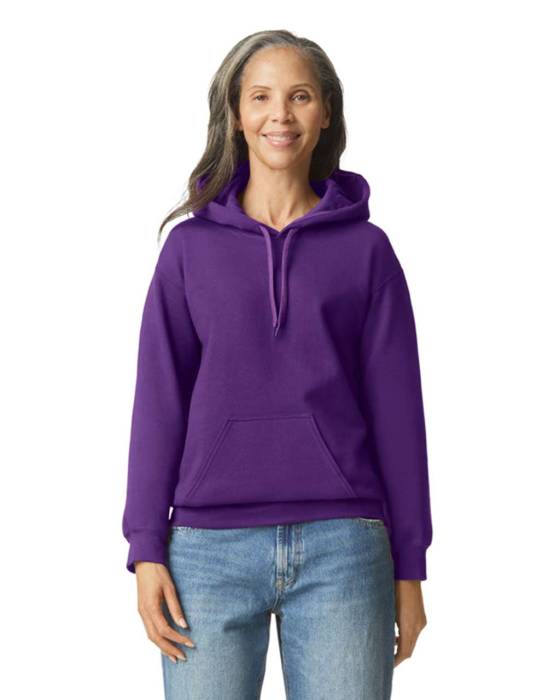 SOFTSTYLE® MIDWEIGHT FLEECE ADULT HOODIE - Purple, #3f2a56<br><small>UT-gisf500pu-m</small>