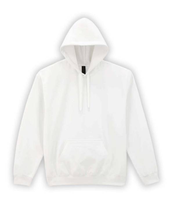 SOFTSTYLE® MIDWEIGHT FLEECE ADULT HOODIE - White, #FFFFFF<br><small>UT-gisf500wh-xs</small>