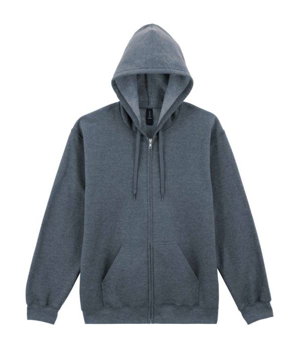 SOFTSTYLE® MIDWEIGHT FLEECE ADULT FULL ZIP HOODED SWEATSHI...
