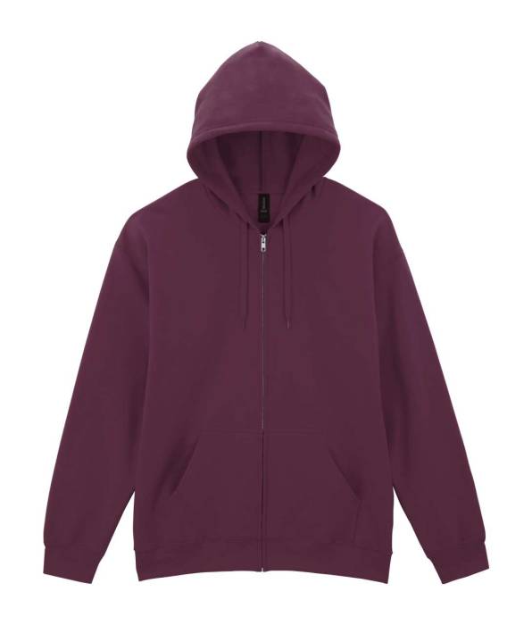 SOFTSTYLE® MIDWEIGHT FLEECE ADULT FULL ZIP HOODED SWEATSHI...