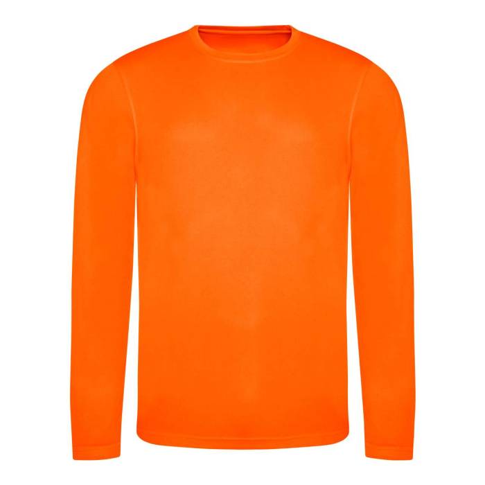 LONG SLEEVE COOL T - Electric Orange, #F85C29<br><small>UT-jc002eor-2xl</small>