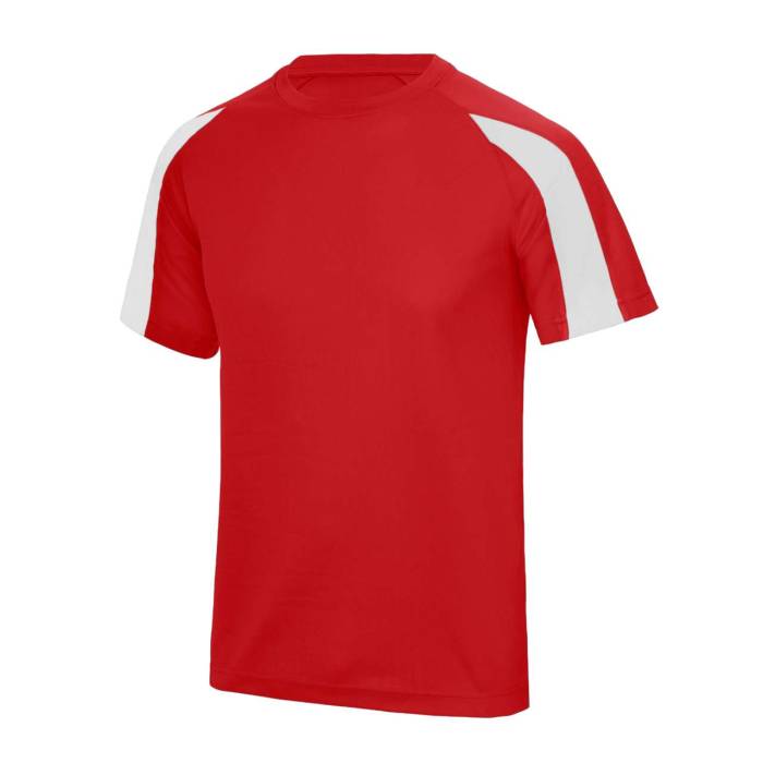 CONTRAST COOL T - Fire Red/Arctic White, #BA0C2F/#FFFFFF<br><small>UT-jc003fr/awh-2xl</small>