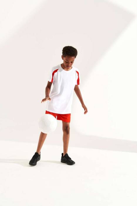 KIDS CONTRAST COOL T - Electric Pink/Arctic White, #FD698E/#FFFFFF<br><small>UT-jc003jepi/awh-l</small>