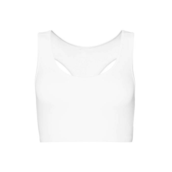 WOMEN`S COOL SPORTS CROP TOP - Arctic White, #FFFFFF<br><small>UT-jc017awh-m</small>