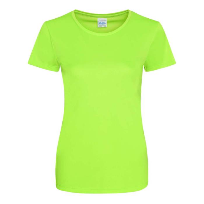 WOMEN`S COOL SMOOTH T - Electric Green, #A4DC30<br><small>UT-jc025eg-xl</small>