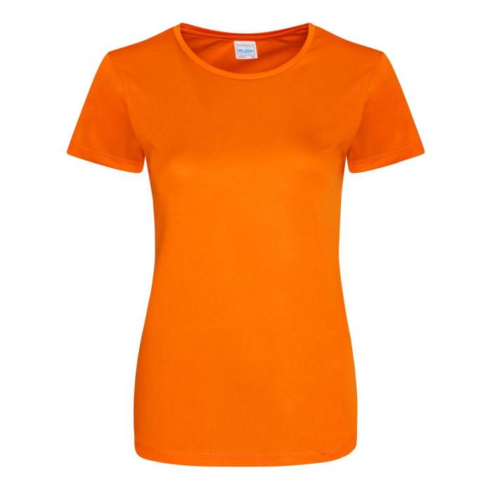 WOMEN`S COOL SMOOTH T - Orange Crush, #FF6A13<br><small>UT-jc025otc-xs</small>