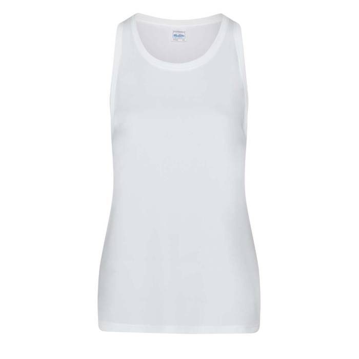WOMEN`S COOL SMOOTH SPORTS VEST - Arctic White, #FFFFFF<br><small>UT-jc026awh-l</small>