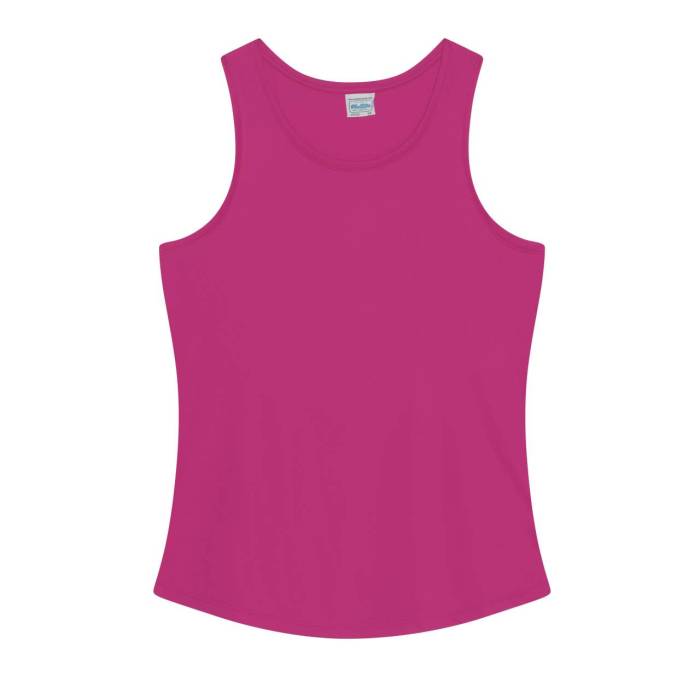 WOMEN`S COOL SMOOTH SPORTS VEST - Hot Pink, #CE0F69<br><small>UT-jc026hpi-l</small>