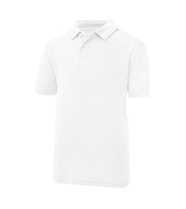 KIDS COOL POLO - Arctic White, #FFFFFF<br><small>UT-jc040jawh-l</small>
