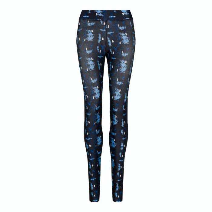 WOMEN`S COOL PRINTED LEGGING - Abstract Blue<br><small>UT-jc077abb-l</small>