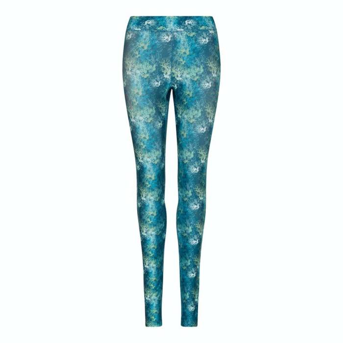 WOMEN`S COOL PRINTED LEGGING - Tropical Reef<br><small>UT-jc077trr-s</small>