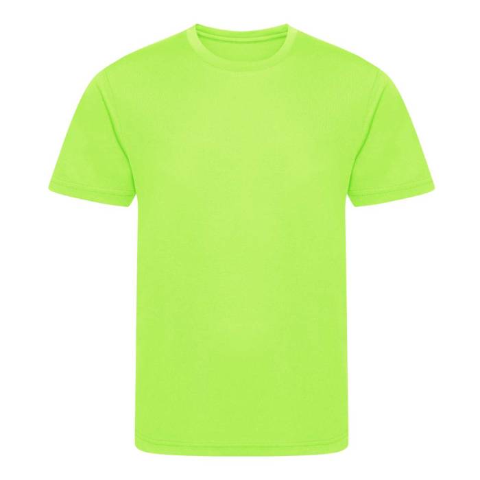 KIDS RECYCLED COOL  T - Electric Green, #A4DC30<br><small>UT-jc201jeg-l</small>