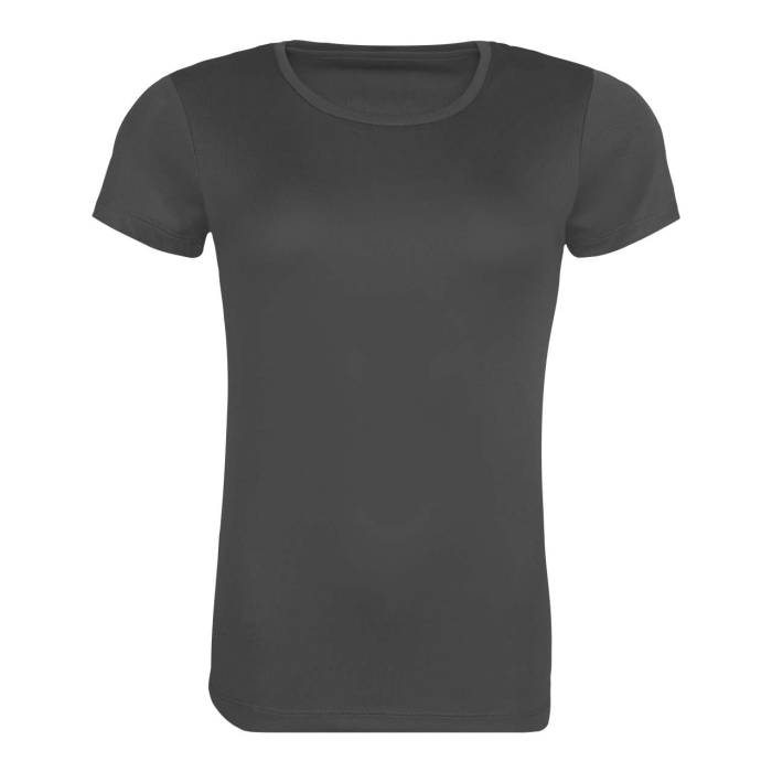WOMEN`S RECYCLED COOL T - Charcoal, #51545D<br><small>UT-jc205ch-2xl</small>