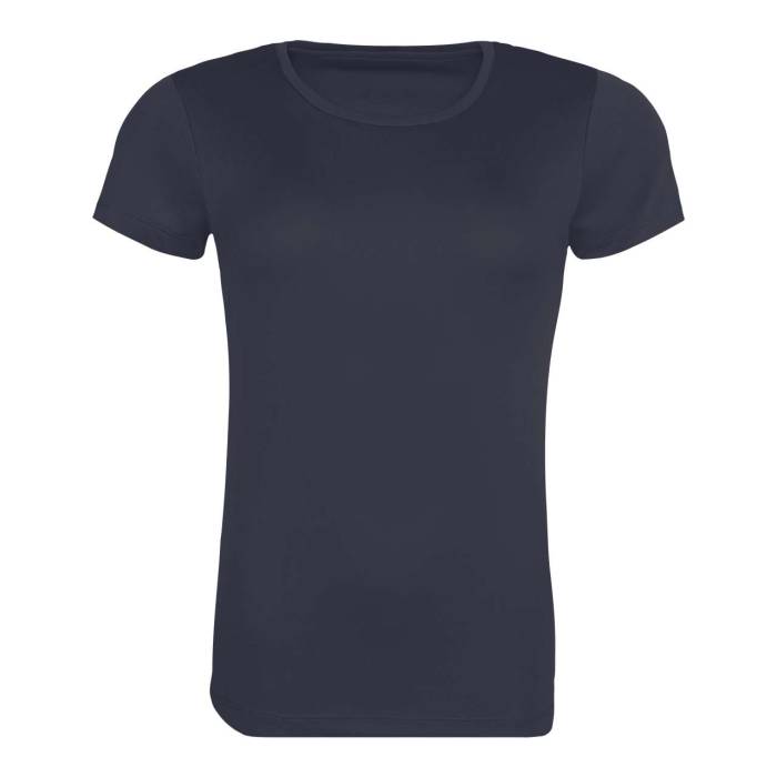 WOMEN`S RECYCLED COOL T - French Navy, #081F2C<br><small>UT-jc205fnv-2xl</small>