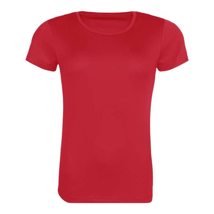 WOMEN`S RECYCLED COOL T - Fire Red, #BA0C2F<br><small>UT-jc205fr-2xl</small>