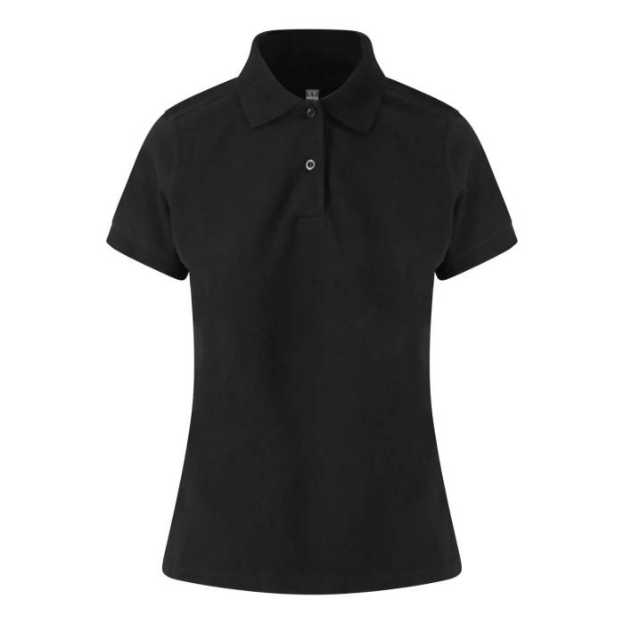WOMEN`S STRETCH POLO - Black, #231F20<br><small>UT-jp002fbl-s</small>