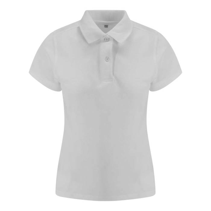 WOMEN`S STRETCH POLO - White, #FFFFFF<br><small>UT-jp002fwh-xs</small>