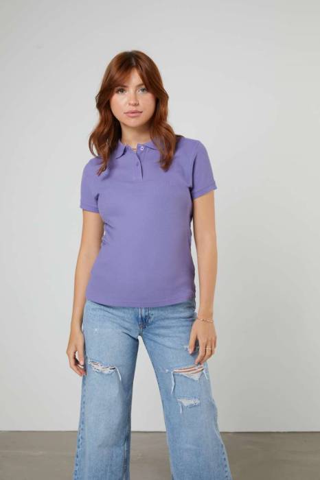 THE 100 WOMEN`S POLO - Charcoal, #0D120F<br><small>UT-jp100fch-xl</small>