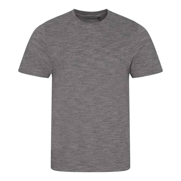 COSMIC BLEND PÓLÓ - Cosmic Heather Grey/Black, #A6A6A6/#1D1E1C<br><small>UT-jt031chgr/bl-s</small>