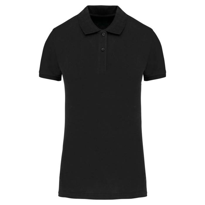 LADIES` ORGANIC 180 PIQUÉ POLO SHIRT - Black, #000000<br><small>UT-ka2026bl-2xl</small>