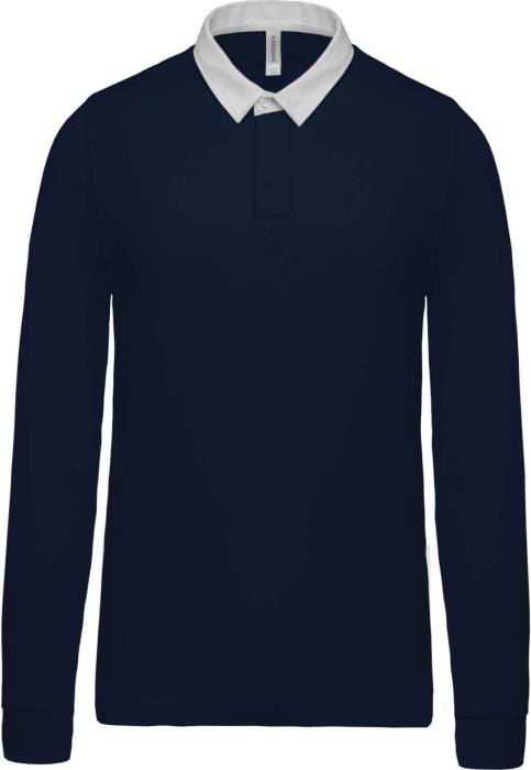 RUGBY POLO SHIRT - Navy/White, #021E2F/#FFFFFF<br><small>UT-ka213nv/wh-s</small>