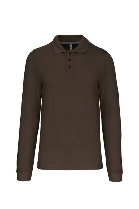 MEN`S LONG-SLEEVED POLO SHIRT - Forest Green, #1F362A<br><small>UT-ka243fo-2xl</small>