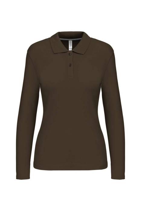 LADIES' LONG-SLEEVED POLO SHIRT