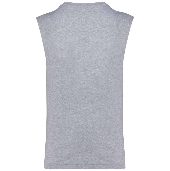 ECO-FRIENDLY MEN SLEEVELESS T-SHIRT - Oxford Grey, #ADAFAF<br><small>UT-ka3022icoxg-m</small>