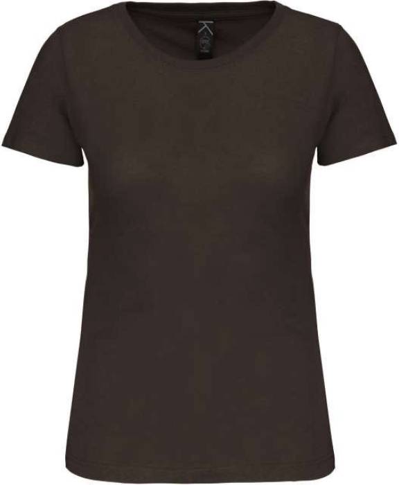 LADIES` BIO150IC CREW NECK T-SHIRT - Dark Khaki, #2E3428<br><small>UT-ka3026icdkh-3xl</small>