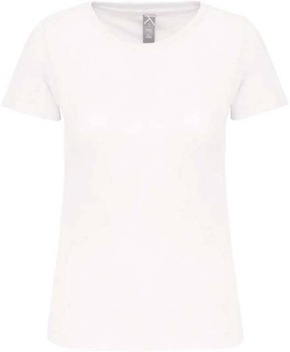 LADIES` BIO150IC CREW NECK T-SHIRT - White, #FFFFFF<br><small>UT-ka3026icwh-m</small>