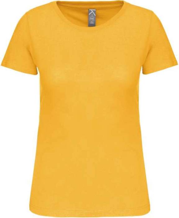 LADIES` BIO150IC CREW NECK T-SHIRT - Yellow, #FFCB4F<br><small>UT-ka3026icye-2xl</small>