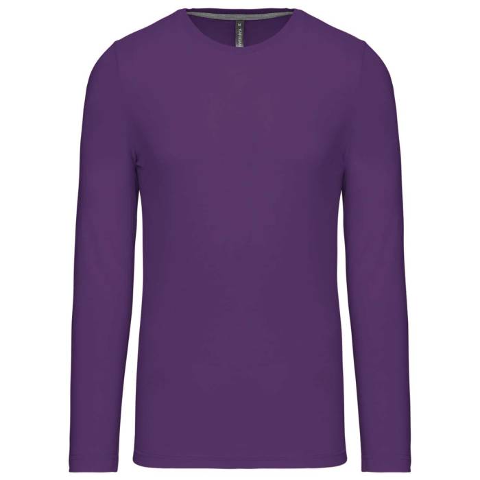 FÉRFI HOSSZÚ UJJÚ KÖRNYAKÚ PÓLÓ - Purple, #5D4878<br><small>UT-ka359pu-2xl</small>