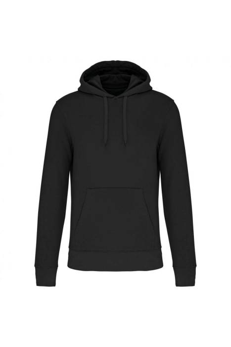 MEN`S ECO-FRIENDLY HOODED SWEATSHIRT - Black, #000000<br><small>UT-ka4027bl-2xl</small>