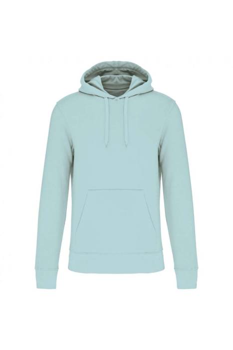 MEN`S ECO-FRIENDLY HOODED SWEATSHIRT - Ice Mint, #B6E4E1<br><small>UT-ka4027icm-2xl</small>