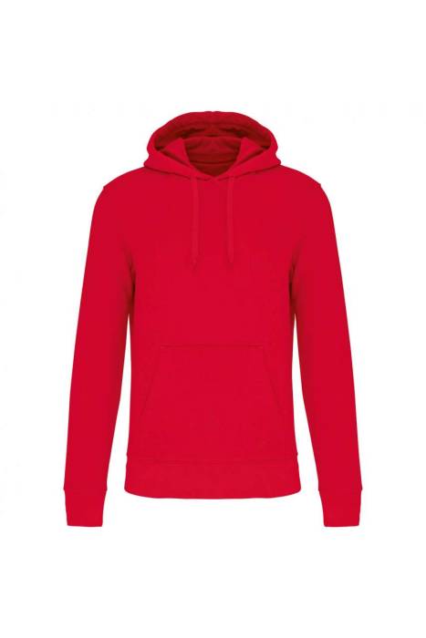 MEN`S ECO-FRIENDLY HOODED SWEATSHIRT - Red, #DA0043<br><small>UT-ka4027re-2xl</small>