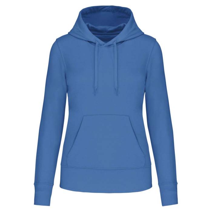 LADIES` ECO-FRIENDLY HOODED SWEATSHIRT - Light Royal Blue, #2C5697<br><small>UT-ka4028lro-2xl</small>