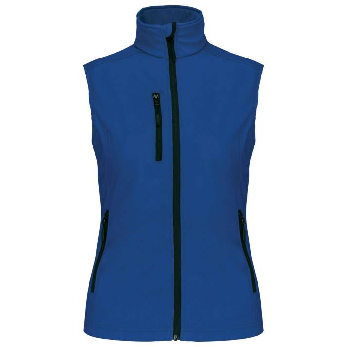 LADIES` SOFTSHELL BODYWARMER - Dark Royal Blue, #214079<br><small>UT-ka404dro-2xl</small>