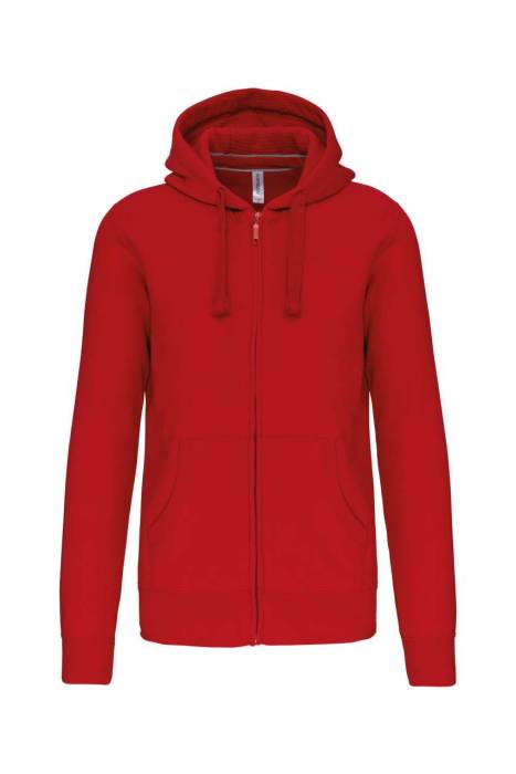 MEN`S FULL ZIP HOODED SWEATSHIRT - Red, #DA0043<br><small>UT-ka454re-4xl</small>