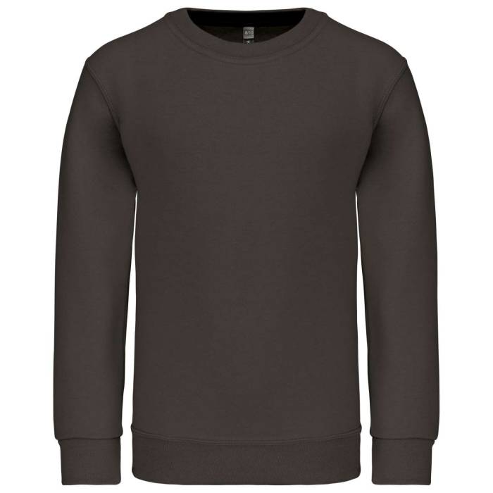 KIDS` CREW NECK SWEATSHIRT - Dark Grey, #14202A<br><small>UT-ka475dg-6/8</small>