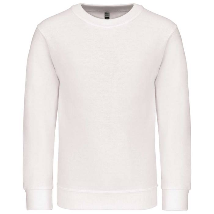 KIDS` CREW NECK SWEATSHIRT - White, #FFFFFF<br><small>UT-ka475wh-4/6</small>