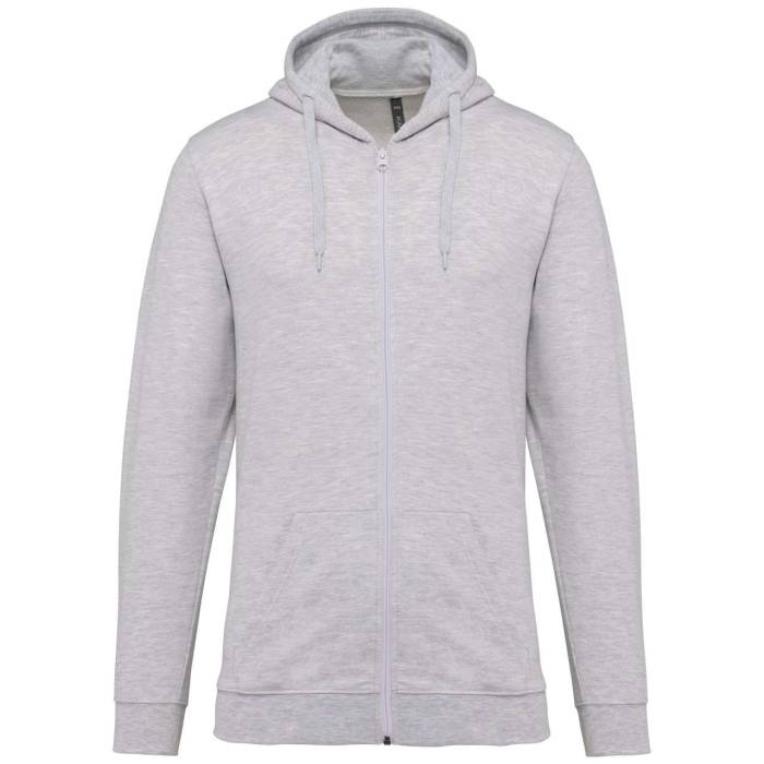 FULL ZIP HOODED SWEATSHIRT - Ash Heather, #E7E8EA<br><small>UT-ka479ash-2xl</small>