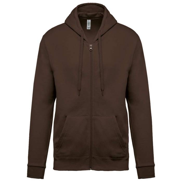 FULL ZIP HOODED SWEATSHIRT - Chocolate, #423132<br><small>UT-ka479co-l</small>