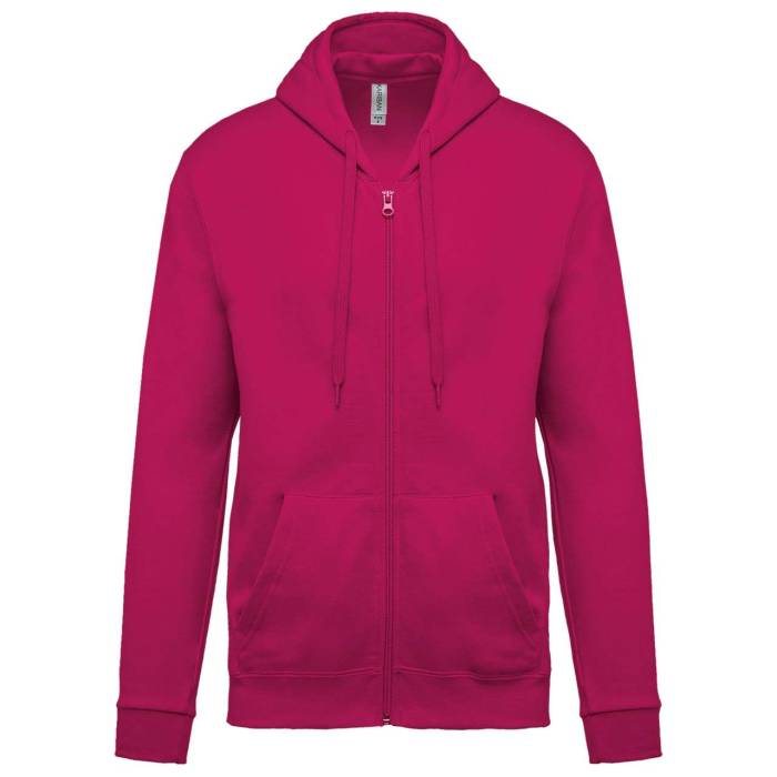 FULL ZIP HOODED SWEATSHIRT - Fuchsia, #e26eb2<br><small>UT-ka479fu-2xl</small>