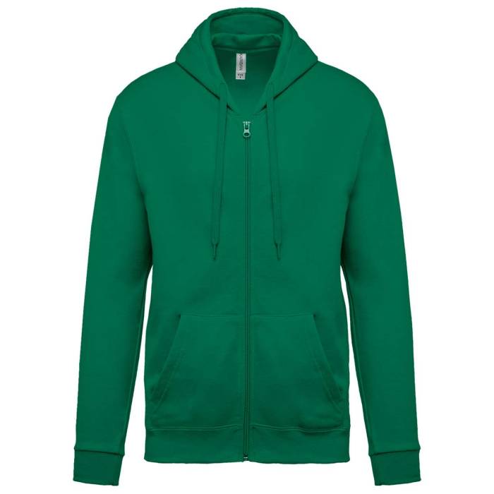 FULL ZIP HOODED SWEATSHIRT - Kelly Green, #006F44<br><small>UT-ka479kl-2xl</small>