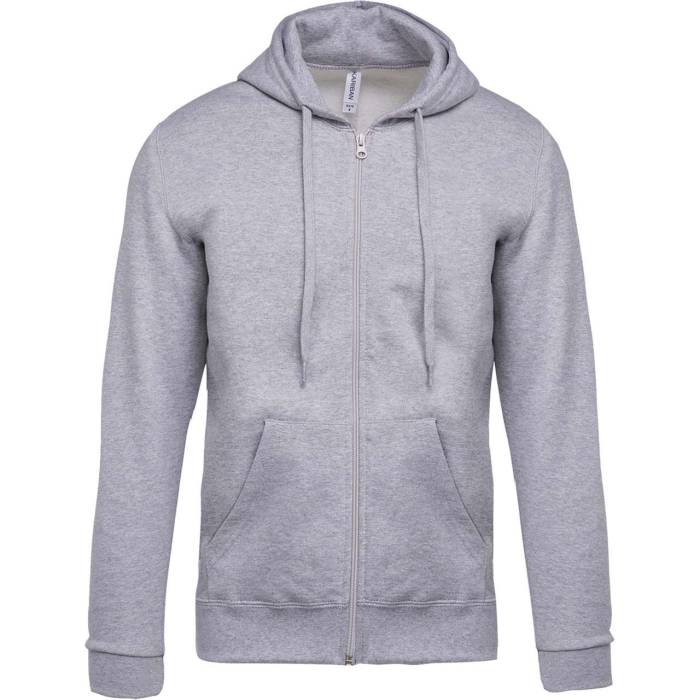 FULL ZIP HOODED SWEATSHIRT - Oxford Grey, #ADAFAF<br><small>UT-ka479oxg-s</small>