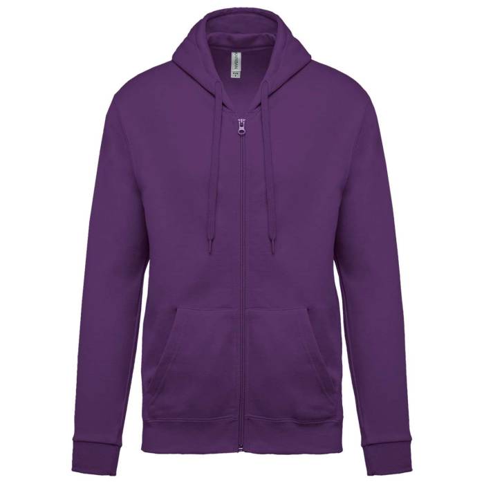 FULL ZIP HOODED SWEATSHIRT - Purple, #5D4878<br><small>UT-ka479pu-2xl</small>