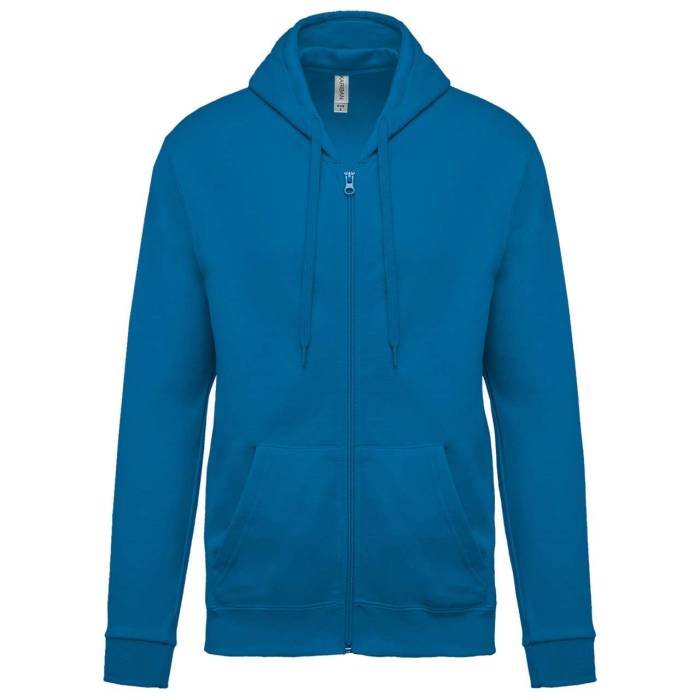 FULL ZIP HOODED SWEATSHIRT - Tropical Blue, #0076A5<br><small>UT-ka479tb-2xl</small>