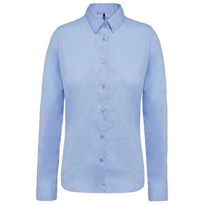 LADIES’ LONG-SLEEVED COTTON POPLIN SHIRT