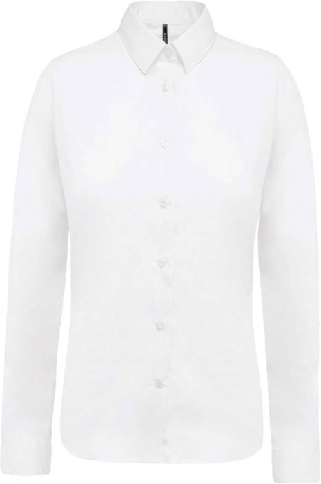 LADIES’ LONG-SLEEVED COTTON POPLIN SHIRT